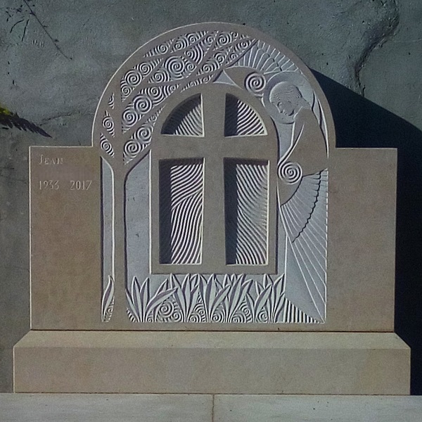 ornementation funeraire stele