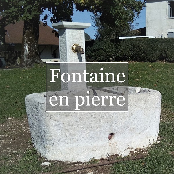 Fontaine sur mesure en pierre