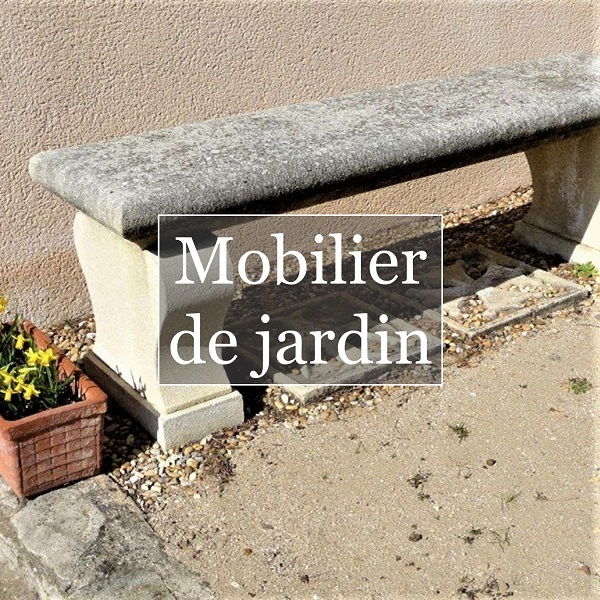 Mobilier de jardin en pierre