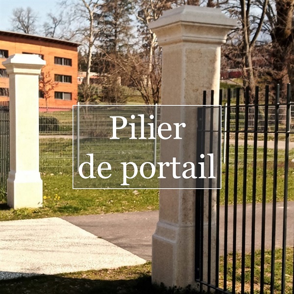 Piliers de portail en pierre