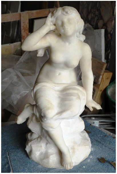 Sculpture après restauration