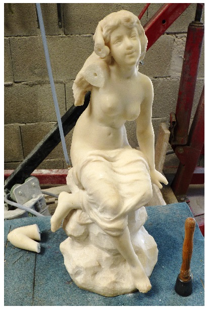Sculpture avant restauration